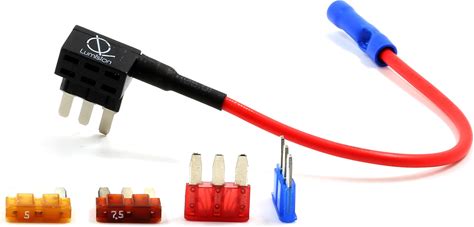 Lumision ADD-A-CIRCUIT Micro3 ATL FUSE-TAP Add ON DUAL CIRCUIT ADAPTER AUTO CAR TERMINAL + FUSE SET 5, 7.5, 10, 15 AMPS Fuse Tap Fusetap