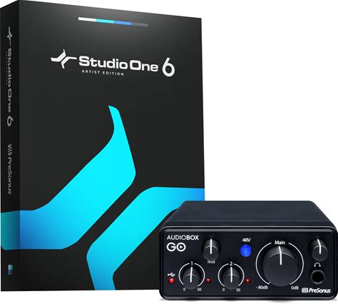 Presonus Audiobox GO | USB-C Audio Interface For Music Production With Studio One DAW Recording Software, Music Tutorials, Sound Samples And Virtual
