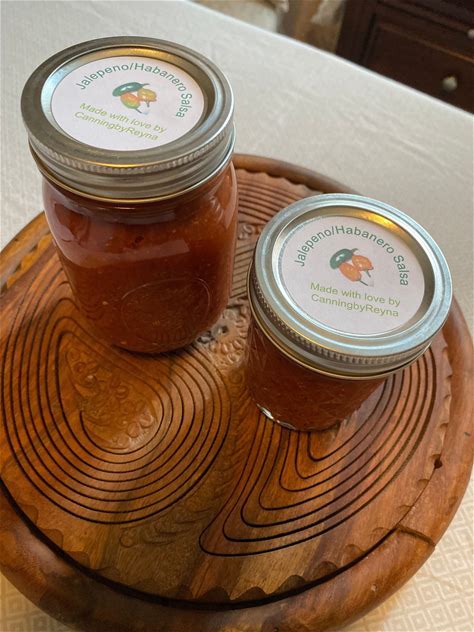 Jalapeno And Habanero Salsa - Homemade! Mild To Medium Heat - Great With Tortilla Chips Or On Tacos!