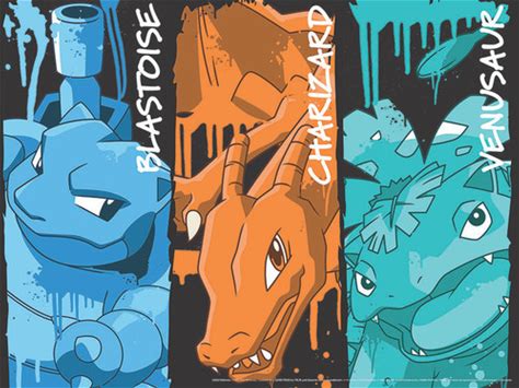 Pokmon: Blastoise, Charizard, And Venusaur Graffiti 400 Piece Puzzle