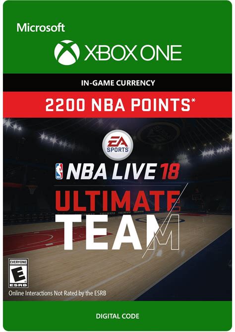 NBA LIVE 18: NBA UT 2200 Points Pack - Xbox One [Digital Code]