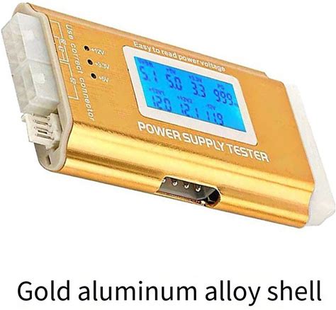 Digital Power Supply Tester For ATX Standards With 3.3V 5V 12V Readout