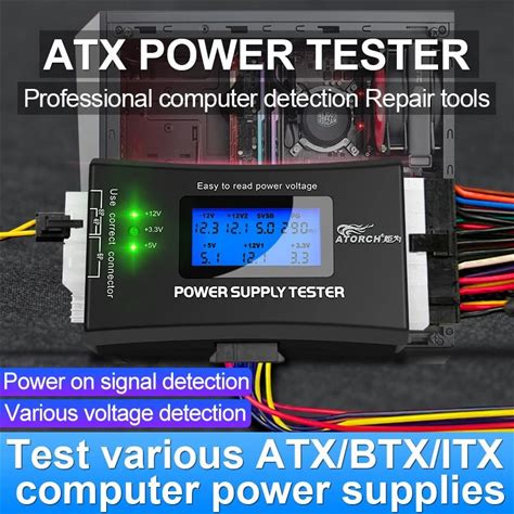 PC Computer ATX Power Supply Dc Digital Voltmeter Electric Voltimetro 12V Volt Meter Usb Voltage Tester Detector De Voltaje Tool - Aliexpress