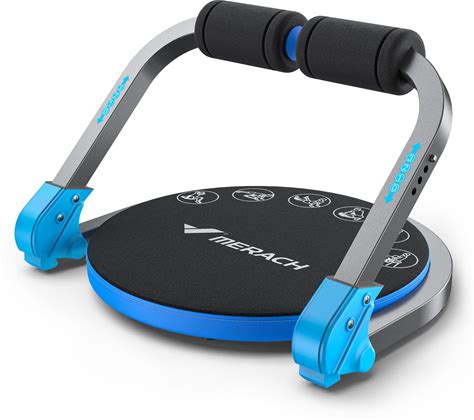 MERACH Ab Machine, Sit Up Exercise Equipment With 3 Adjustable Resistance Levels, Automatic Rebound Ab Crunch Machine For Core Workout, Ab Workout