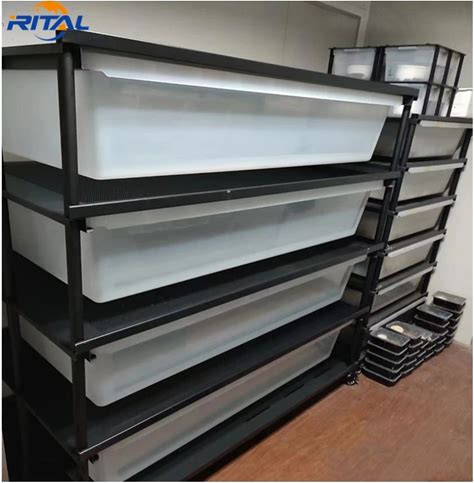 Big Size Pvc Snake Tub Reptile Cage Snake Metal Breeding Rack System
