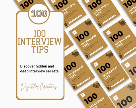 100 Interview Tips: HR Secrets,100 Interview Tips And Tricks, Career Coaching Digital Download, Interview Questions And Answers