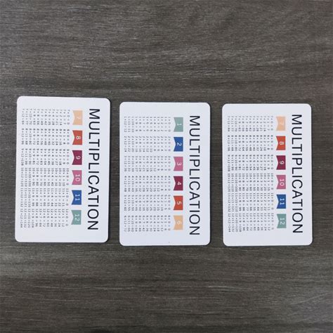 Math Manipulatives, Flash Cards, 1/3/5Pcs Teaching Multiplication, Math Card, Learning Card, Flashcards, Multiplication Table Arithmetic Addition