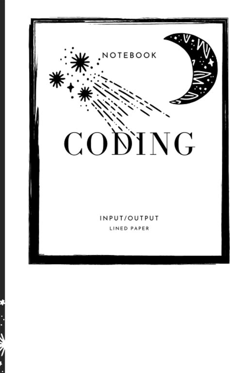 Coding Notebook: Input/Output Lined Paper (120 Pages)