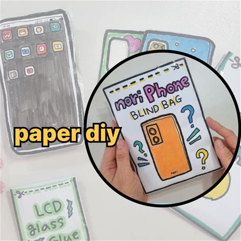 Printable Blind Bag & Paper Squishy Kit | DIY Random Paper Toy Template | Digital Download Craft