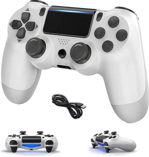 Wireless PS4 Controller[2022 Latest Version], Dual Vibration Gamepad With Headphone Jack, Touch Panel, Audio Function Anti-Slip Controller Compatible With PS4/Pro/Slim/PC Pack Of 2