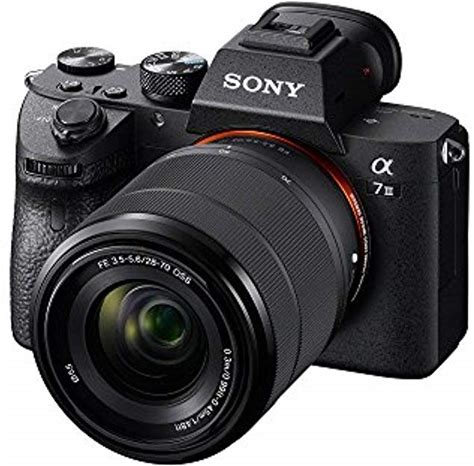 Sony A7 III (ILCEM3K/B) Full-Frame Mirrorless Interchangeable-Lens Camera With 28-70mm Lens With 3-Inch LCD, Black