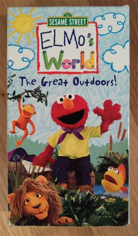 Elmo's World The Great Outdoors! VHS 03 Sesame Street Elmos Fish Animals Weather