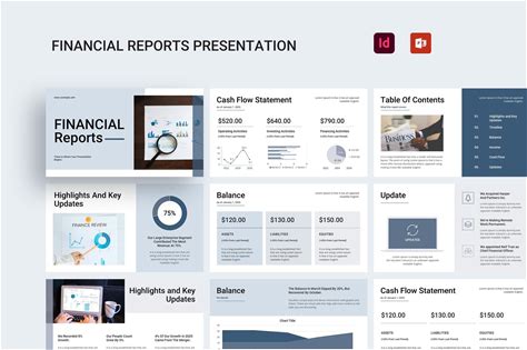 Financial Reports Presentation By E-Type | Creative Market