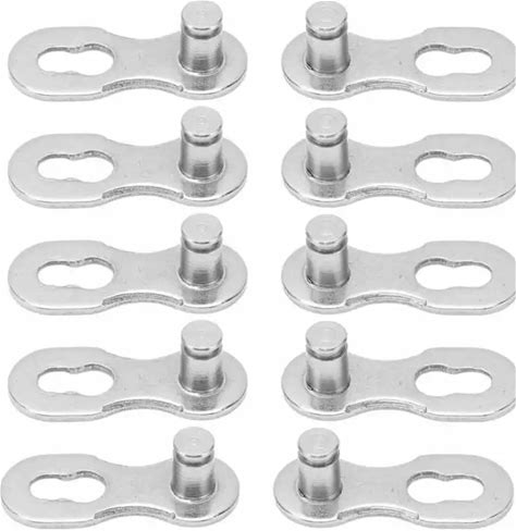 Master Link For Bicycle Chain |Reusable Link Connector |Half Link Bike Chain |Road Bike Chain Repair For 9 Speed Bikes |5 Set Pack