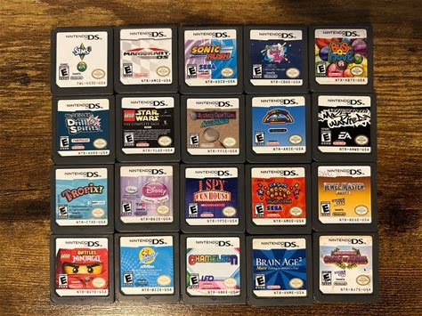 Nintendo Ds 20 Games Lot 2 - Sims3 , Mariokart, Sonic Rush, Bustamove,