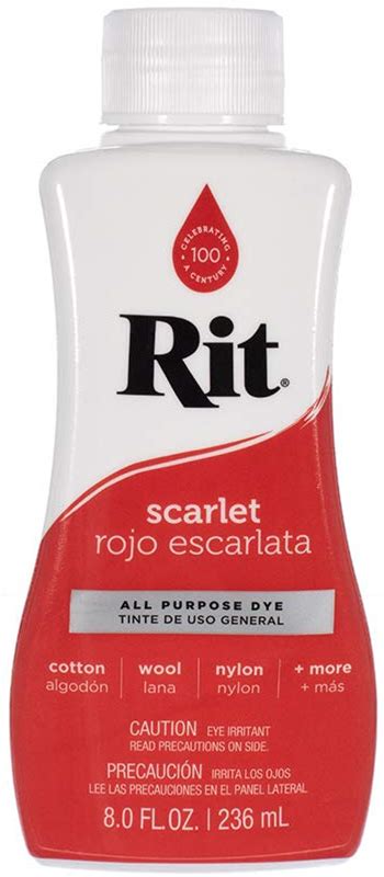 Rit Dye Liquid - Wide Selection Of Colors - 8 Oz.