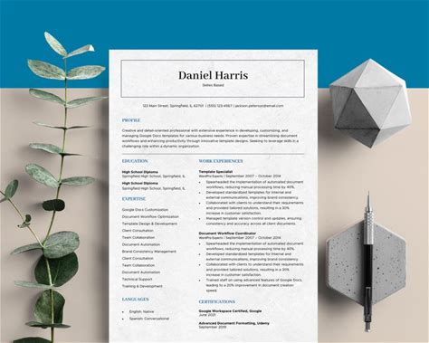 Skills-Based Resume Template | Skills-Based Resume Example For Word, Google Docs, Apple Pages | ATS-Friendly, Prefilled, Editable