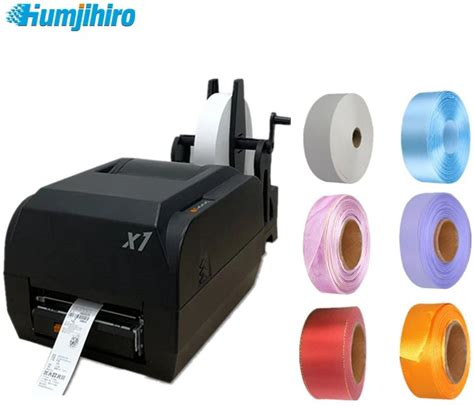 Gold Stain Ribbon Printer 12mm-108mm Digital Gold Foil Satin Ribbon Printing Machine Banner Printer