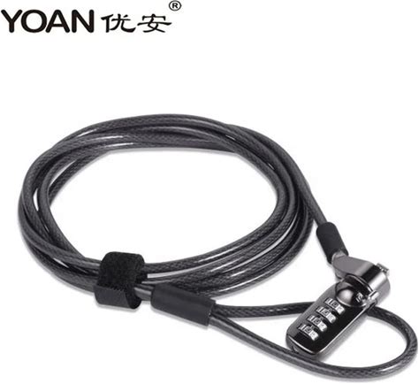 Keyless Security Cipher Laptop Lock With Chain Cable Password Combination Code For Computer Notebook
