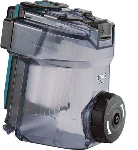 Makita Dust Extractor Dust Box: On-Tool, Self-Contained, 3/8 in Max. Dia, DX10, SDS-Plus, HEPA, OSHA Model: 191F50-3