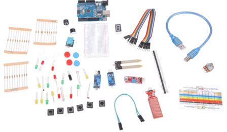 Handy-Portable Resistor Kit For Starter Diy Kit Led Potentiometer Tact-Switch Pin Header Breadboard + Retail Box