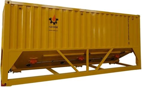 Container Storage Hopper Bunker Cement Silo For Sale
