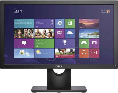Dell E2016HV Monitor, 19.5" HD TN LCD Display, 60Hz Refresh Rate, 5Ms Response Time, 16:9 Aspect Ratio, 16.7 Million Colors Colors, Black | E2016HV