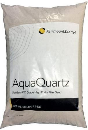 Fairmount Minerals Pool Filter Sand Grade Silica Sand 50 Pounds