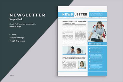 Business Newsletter Template By Themedevisers | Creative Market