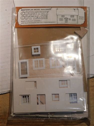 Master Plan Model Buildings HO/OO Scale Trains COUNTRY COTTAGE Building Kit