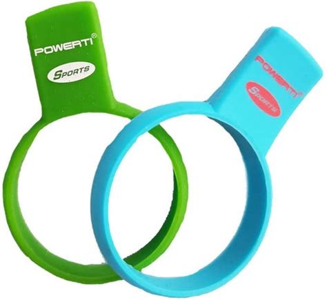 Gloperti Tennis Grip Trainer For Hand To Hold The Racquet Properly For Racquet And Paddle Racket Pack Of 2 Blue And Green Each