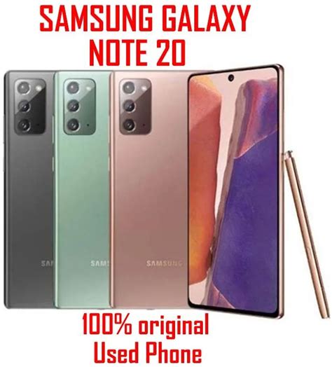 Samsung Galaxy Note20 Note 20 5G N981U1 6.7 Inch 8GB RAM 128GB ROM Octa-Core Snapdragon 865+ NFC