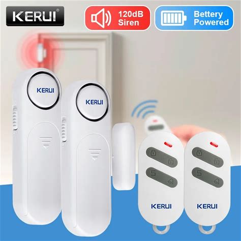 Wireless Door Window Alarm Sensor Security With Remote Control Burglar Anti-Theft Alarm Magnetic