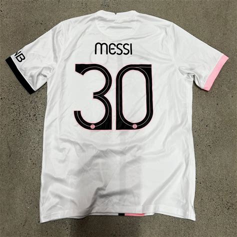 Nike Messi PSG Home Jersey - White - L
