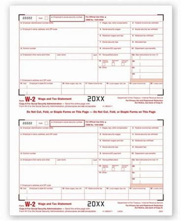 2021 Laser W-2, Federal Copy A