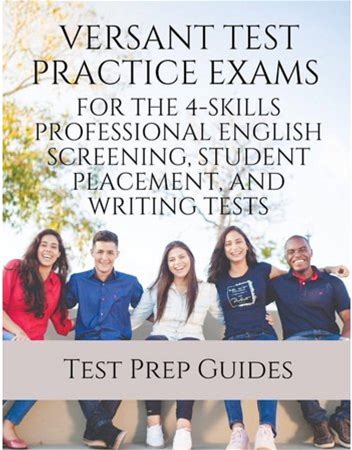 Versant Test Practice Exams For The 4-Skills Professional English Screening, Student Placement, And Writing Tests With A, (Paperback)