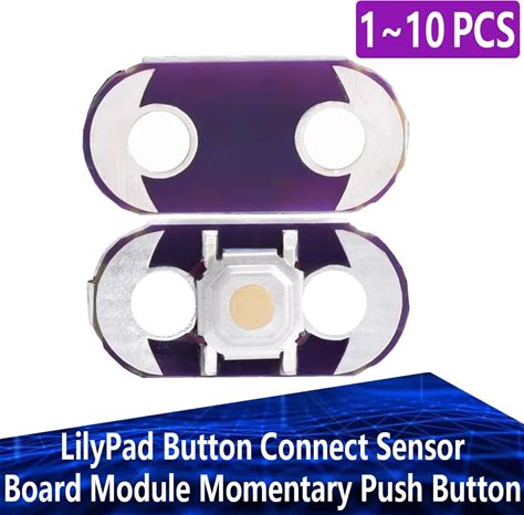 110PCS Lilypad Button Connect Sensor Board Module Momentary Push Button For Arduino DIY KIT
