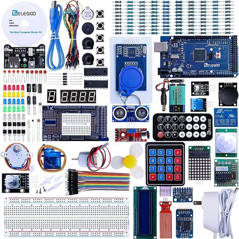 ELEGOO Mega R3 Project The Most Complete Ultimate Starter Kit With Tutorial Compatible With Arduino IDE