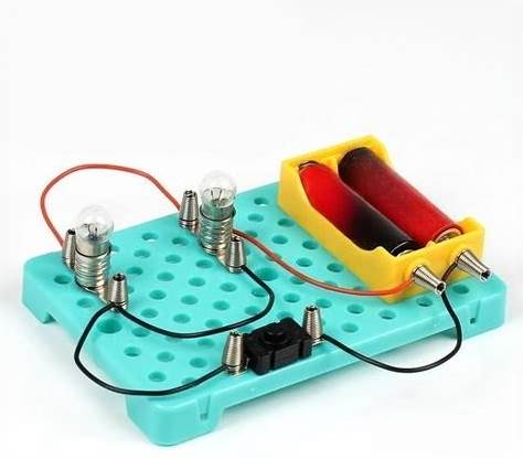 Kit De Aprendizaje De Electricidad De Circuito Básico DIY, Serie Y Conexión Paralela, Juguete De