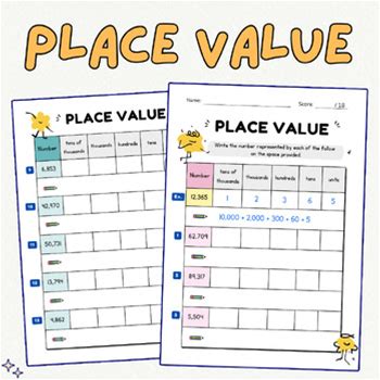 Expanded Form Worksheets | Place Value Up To 100,000