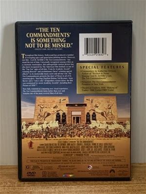 The Ten Commandments (Dvd, 1956)