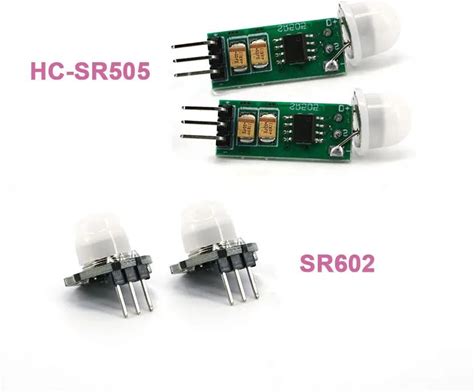 2Pcs PIR Motion Sensor Module HC-SR505 SR602 Adjustable IR Pyroelectric Detector With Bracket For Arduino Raspberry Pi