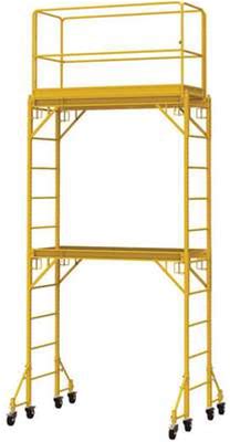 Metaltech Steel Scaffold Tower With 500 Lb. Load Capacity, 12 ft. Platform Height