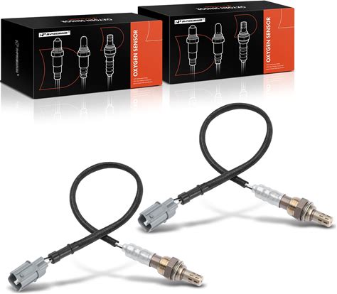 A-Premium O2 Oxygen Sensor Compatible With Honda Civic 1997-2000, Civic Del Sol 1997, L4 1.6L, Upstream And Downstream, 2-PC Set, Replace 36531-P06-