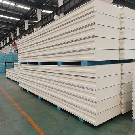 Walk In Cooler Pu Insulation Wall Floor Sandwich Panels For Cold Storage Room Freezer Cold Room Panel External Wall Panels