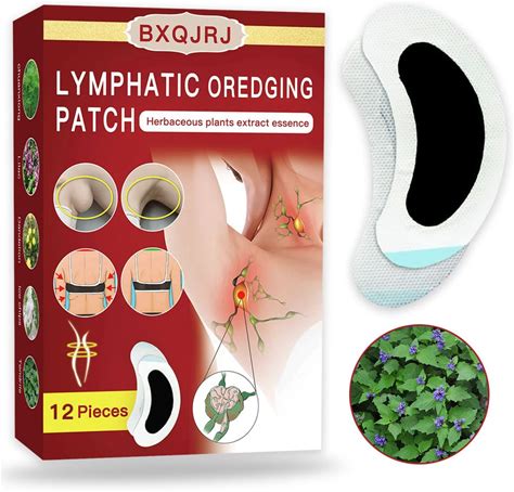 Herbal Lymph Nodes Patch, Lymphatic Drainage Patch,Herbal Lymph Care Patch,Neck Lymph Node Patch For Men And Women(12)