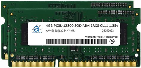 Adamanta 8GB (2X4gb) Apple Memory Upgrade DDR3L 1600Mhz SODIMM Compatible For iMac (Mid 2011, Late 2012, Early/Late 2013, Late 2014, Mid 2015), Macbook Pro (Early/Late 2011, Mid 2012), Mac Mini RAM