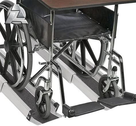 Disabled Mobility Portable Handicap Telescopic Double Channel Track Wheelchair Wheel Chair Ramp For Stairs