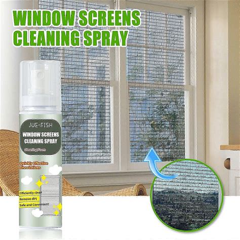 Window Cleaning Spray Features A Potent Foam Formula That Effectively Dissolves Stubborn Stains