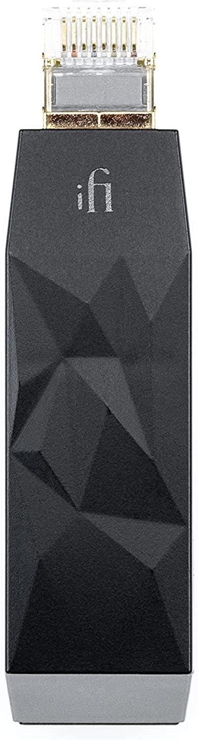 Ifi LAN Isilencer - Ethernet Signal Noise Filter For Hi-Res Audio Systems - Removes Electrical Noise With Galvanic Isolation - Plug-And-Play RJ45